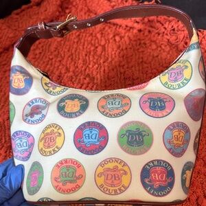 Dooney & Bourke Colorful Logo Hobo Bag